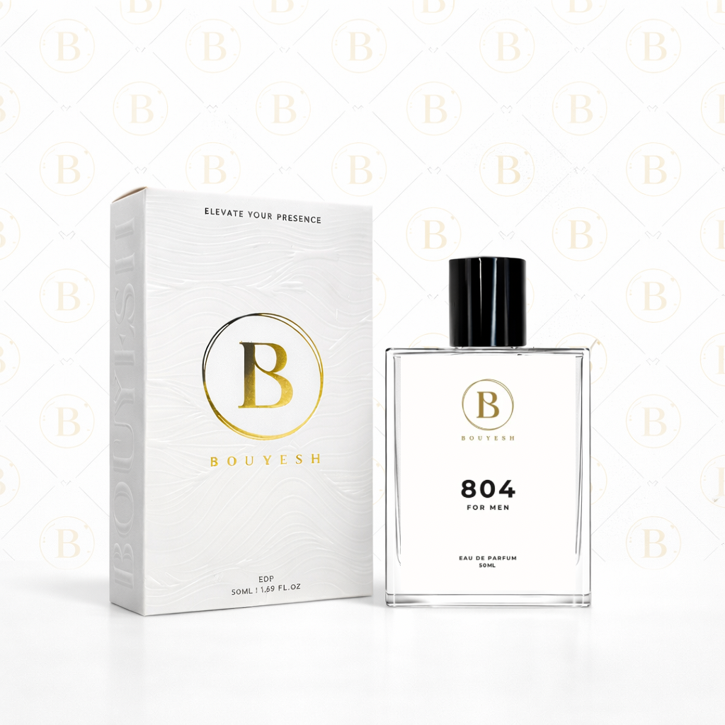 Bouyesh 804 perfume bottle and packaging