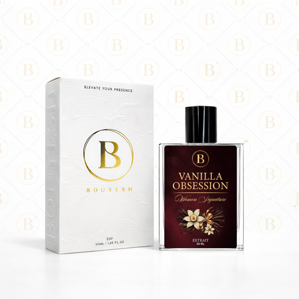 Bouyesh Vanilla Obsession perfume packaging