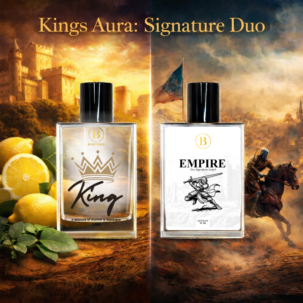 Bouyesh Kings Aura duo with Empire and King Khan 50ml perfumes