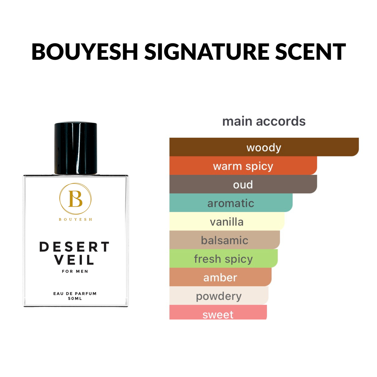 Bouyesh Desert Veil perfume packaging