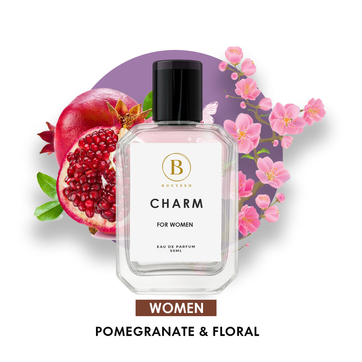 Bouyesh Charm 50ml perfume bottle
