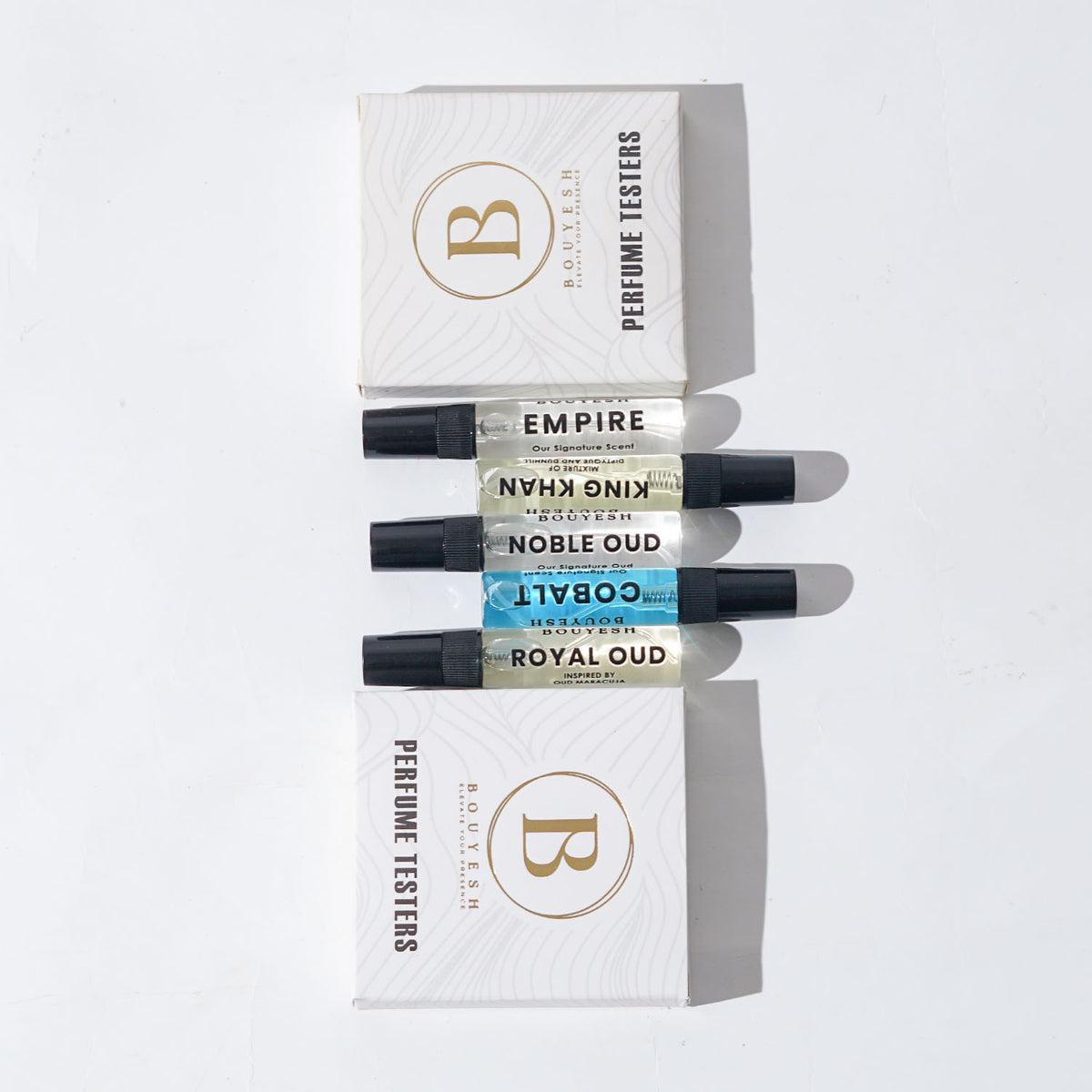 سگنیچر ٹیسٹر پیک - پریمیم سگنیچر 5 ٹیسٹرز کا باکس | 5 ml