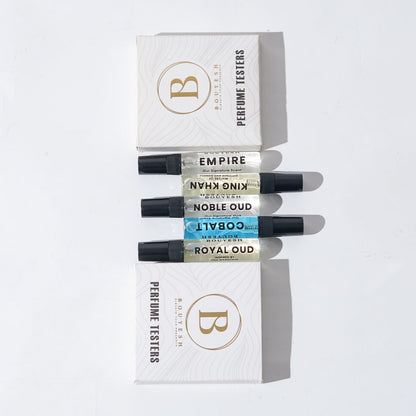سگنیچر ٹیسٹر پیک - پریمیم سگنیچر 5 ٹیسٹرز کا باکس | 5 ml