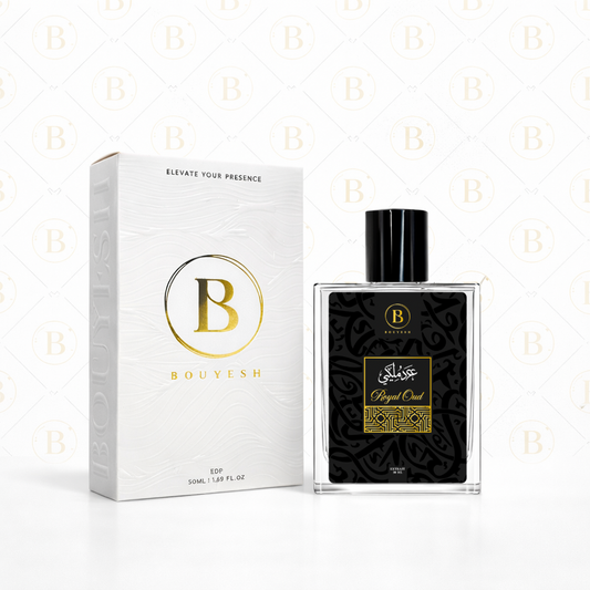 Bouyesh Royal Oud perfume packaging