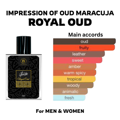 Bouyesh Royal Oud agarwood perfume bottle, alternate view