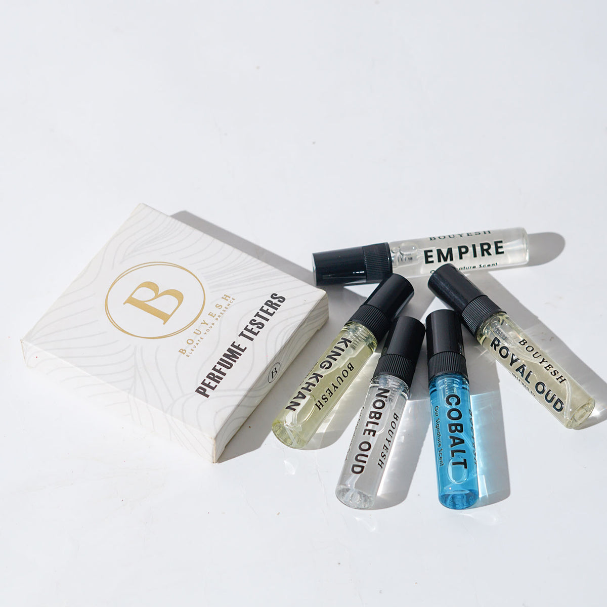 سگنیچر ٹیسٹر پیک - پریمیم سگنیچر 5 ٹیسٹرز کا باکس | 5 ml