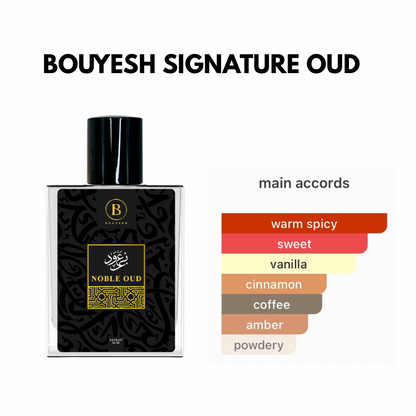 Bouyesh Noble Oud perfume bottle, alternate view