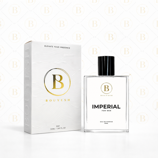 Bouyesh Imperial men's perfume bottle, alternate view