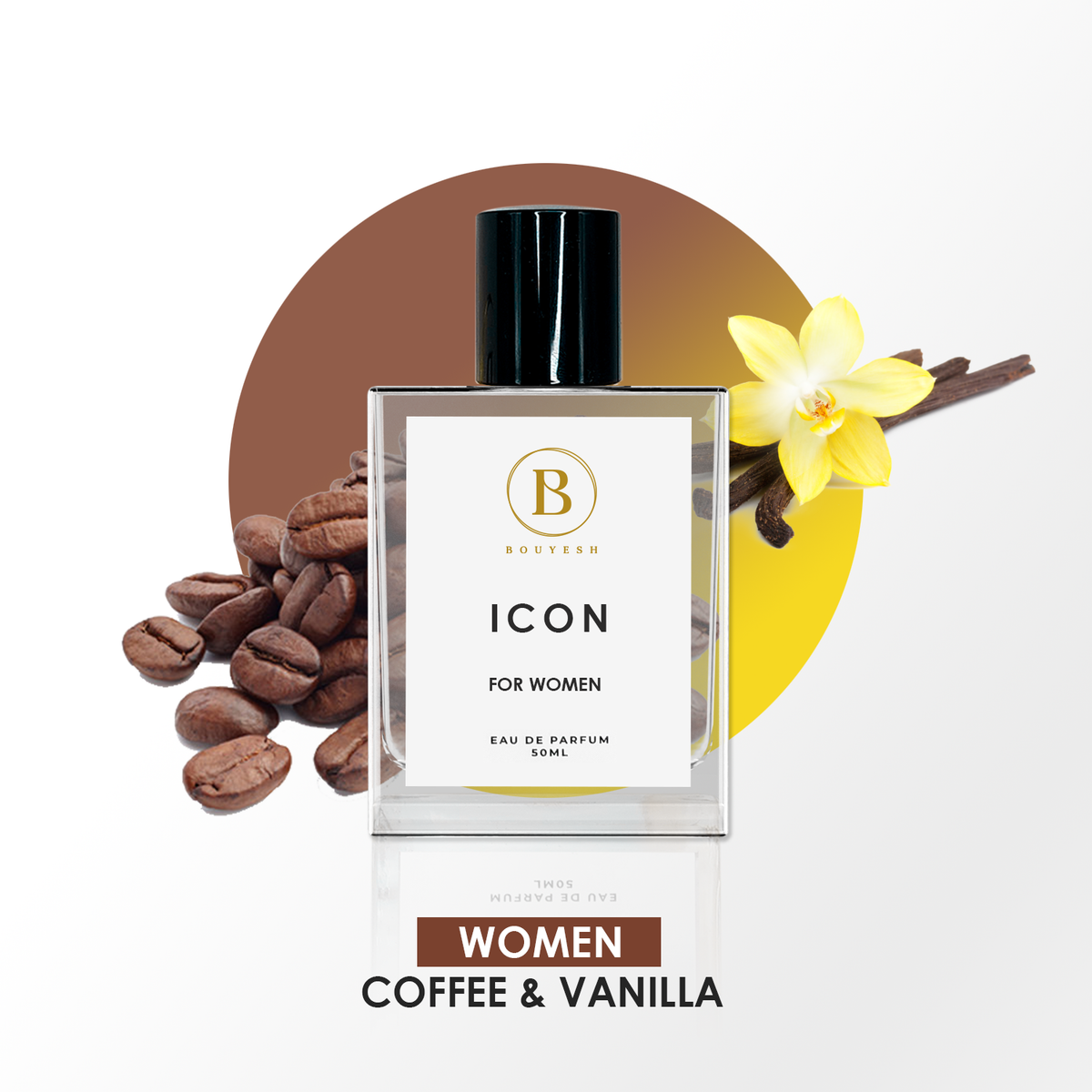 Bouyesh Icon 50ml Extrait de Parfum bottle, a YSL Black Opium impression