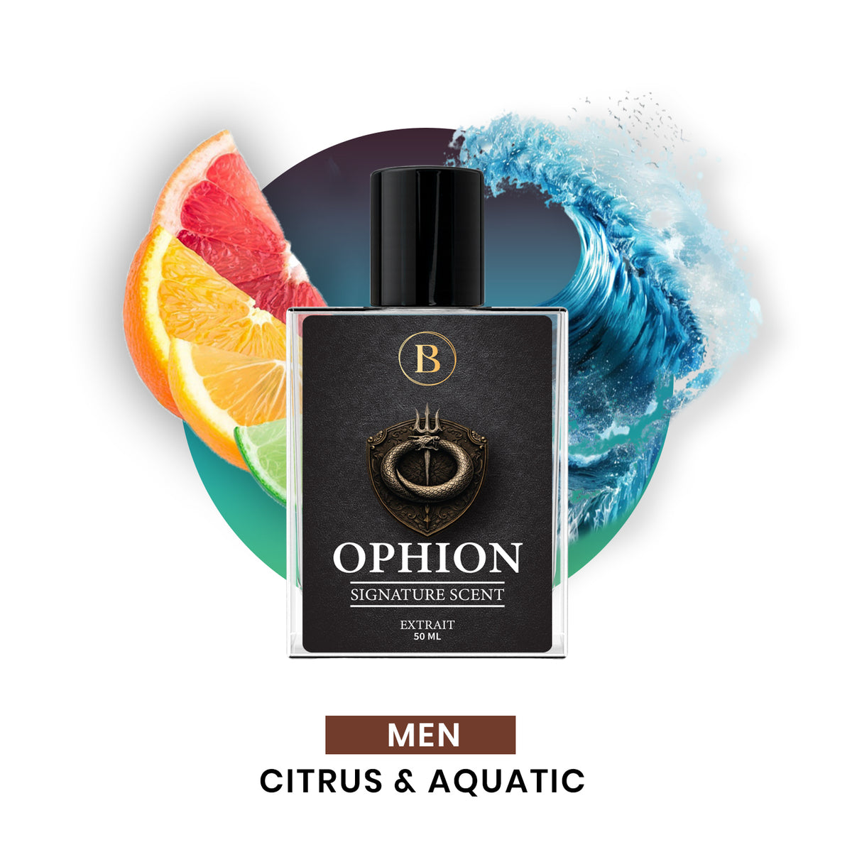 Bouyesh Ophion 50ml signature aquatic Extrait de Parfum bottle
