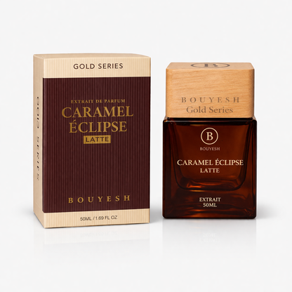 Bouyesh Caramel Eclipse Latte Gold Series packaging