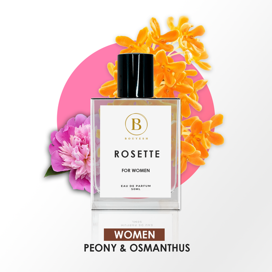 Bouyesh Rosette 50ml Extrait de Parfum bottle, a Gucci Flora impression