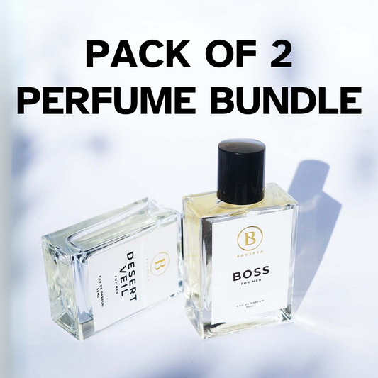 Bouyesh Pack of 2 perfume bundle, choose any two 50ml fragrances